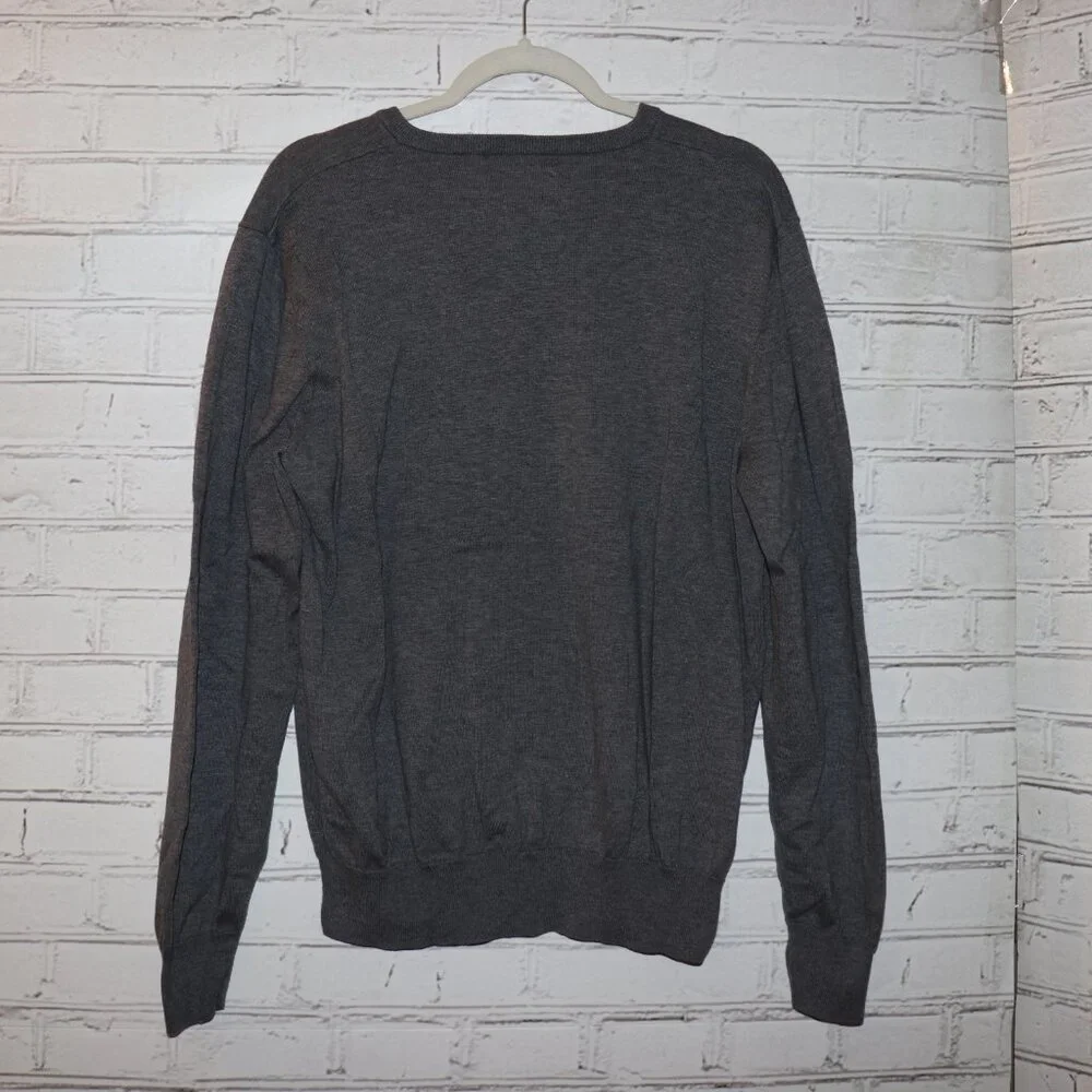 🌫️✨ Swell Men’s Gray Knit Sweater · Size XL